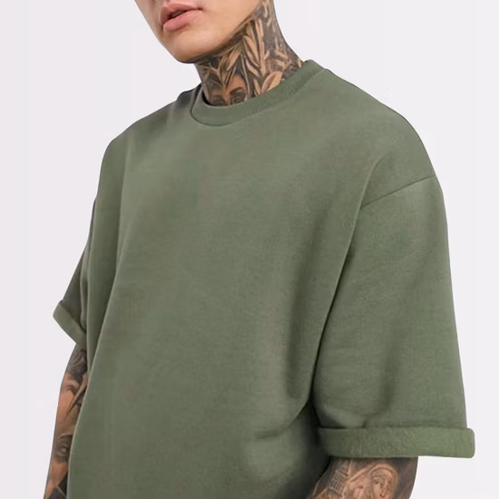 High Quality Men&prime; S Summer Plain T Shirts White Tee Shirt Custom Print Mens Tshirts Blanks Oversized T-Shirts