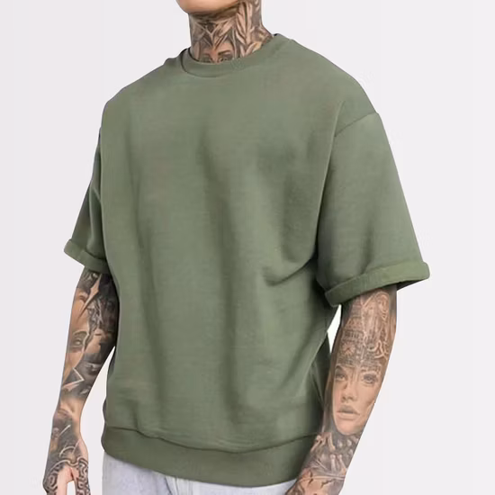 High Quality Men&prime; S Summer Plain T Shirts White Tee Shirt Custom Print Mens Tshirts Blanks Oversized T-Shirts